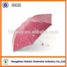 New! Glue-Coated UV Protection Mini Umbrella With Embroidery